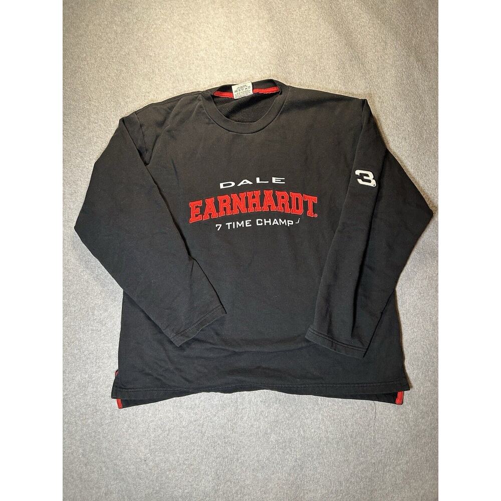 Dale Earnhardt Sweater Men XL Winners Circle 7 Time Champ #3 Pullover Sweatshirt